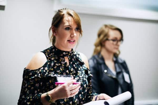 Scratch Stars judging event, comm by Sophie Hill