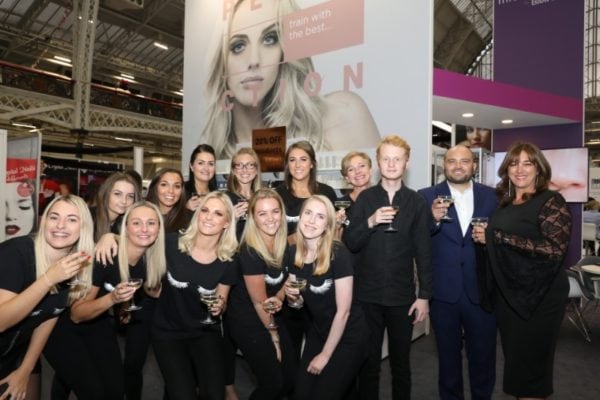 The Eyelash Design Company enjoy the end of a successful day