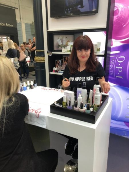 Columnist, Sophie Harris-Greenslade, demoed OPI's latest nail shades
