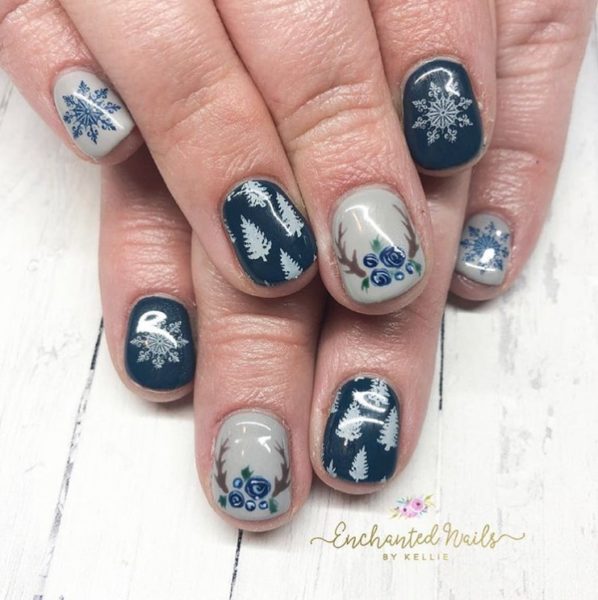 Wintery blue design bu Kellie Underwood