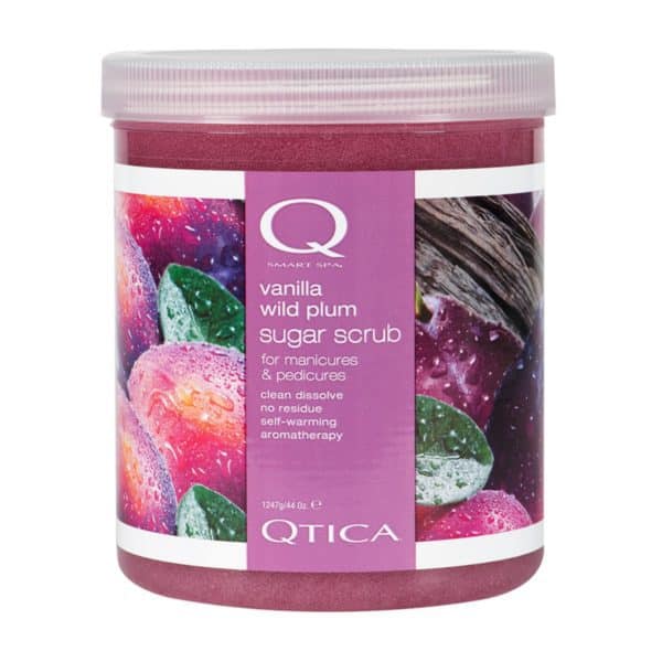 Qtica Smart Spa Sugar Scrub in Vanilla Wild Plum www.supernail.co.uk