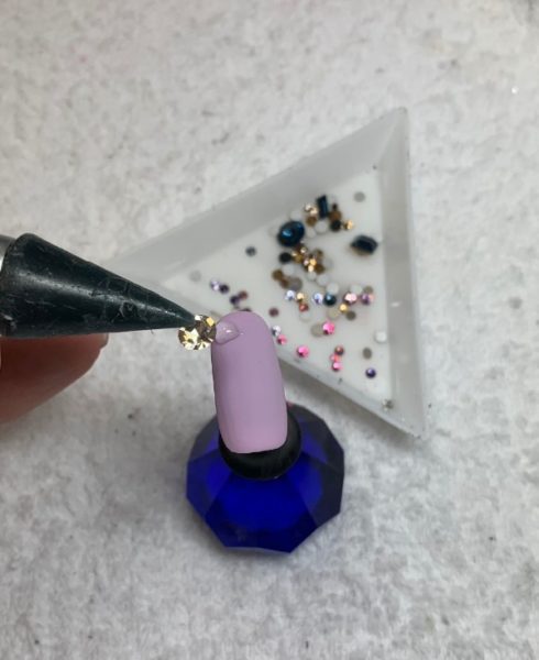 Applying large stones