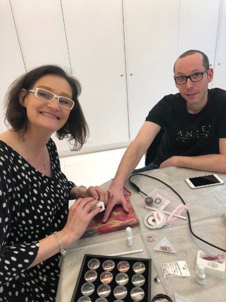 Alex with Antony of Angel Crystals