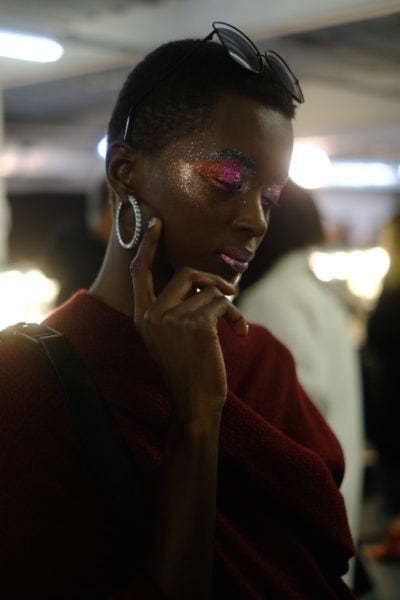 Michelle Humphrey & team for Ashish using The Gel Bottle Inc on peel-off base