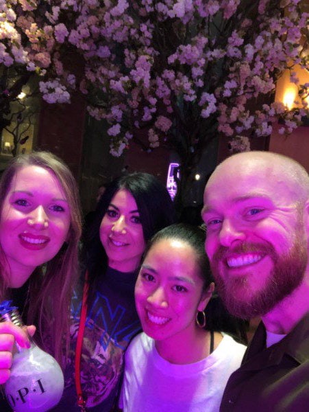 With Michelle Class, Metta Francis & Robbie Tomkins