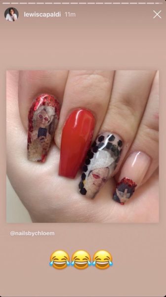 lewis capaldi instastory