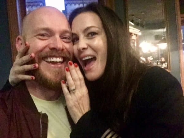 Robbie with Liv Tyler