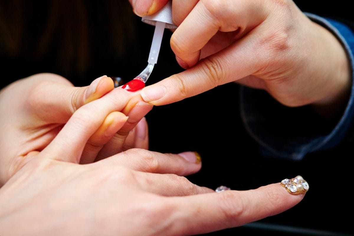 Christmas nails stock