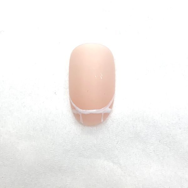 4. From these starting points, create a triangle to the corner points, using the natural corner points as a guide – ensuring they are in the same place on both sides.