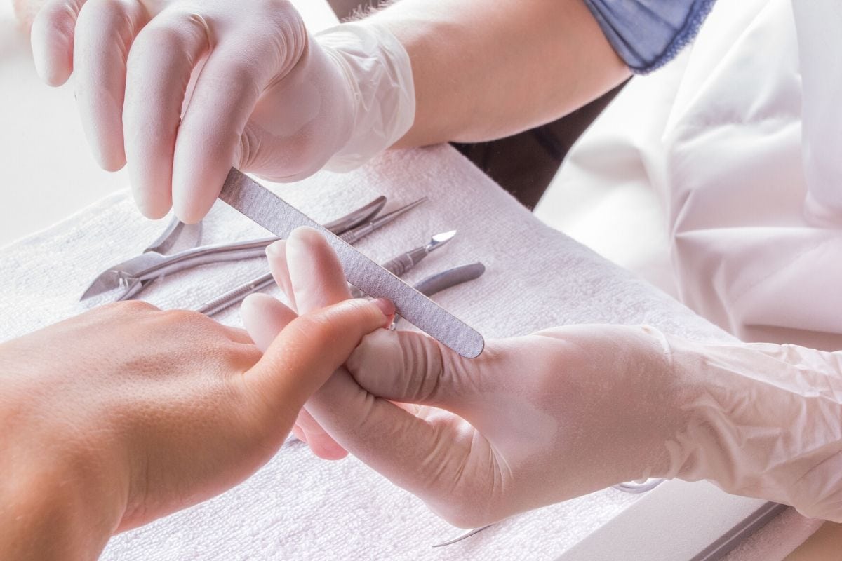 Education nail training stock Hannah Garbett