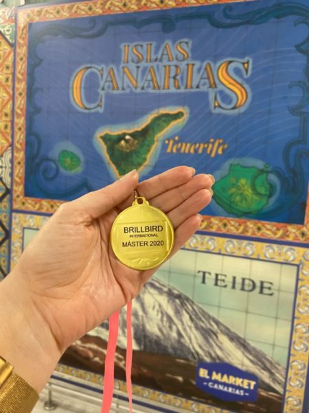 Michelle Brookes medal Brillbird