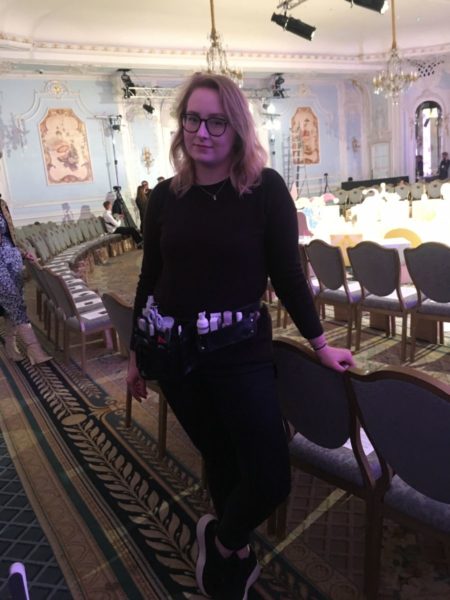 Kat at the Vin + Omi AW20 showcase