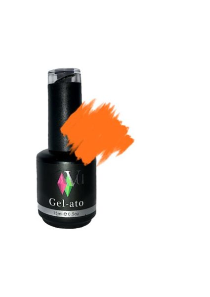 Vu Nail Systems Gel-ato Gel Polish Glow in the Dark #45 Orange www.vunailsystems.com