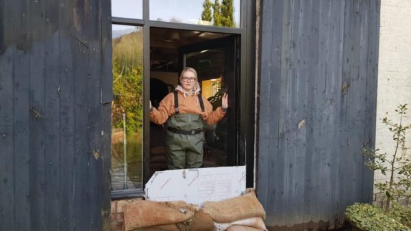 Brooke Evans at the salon