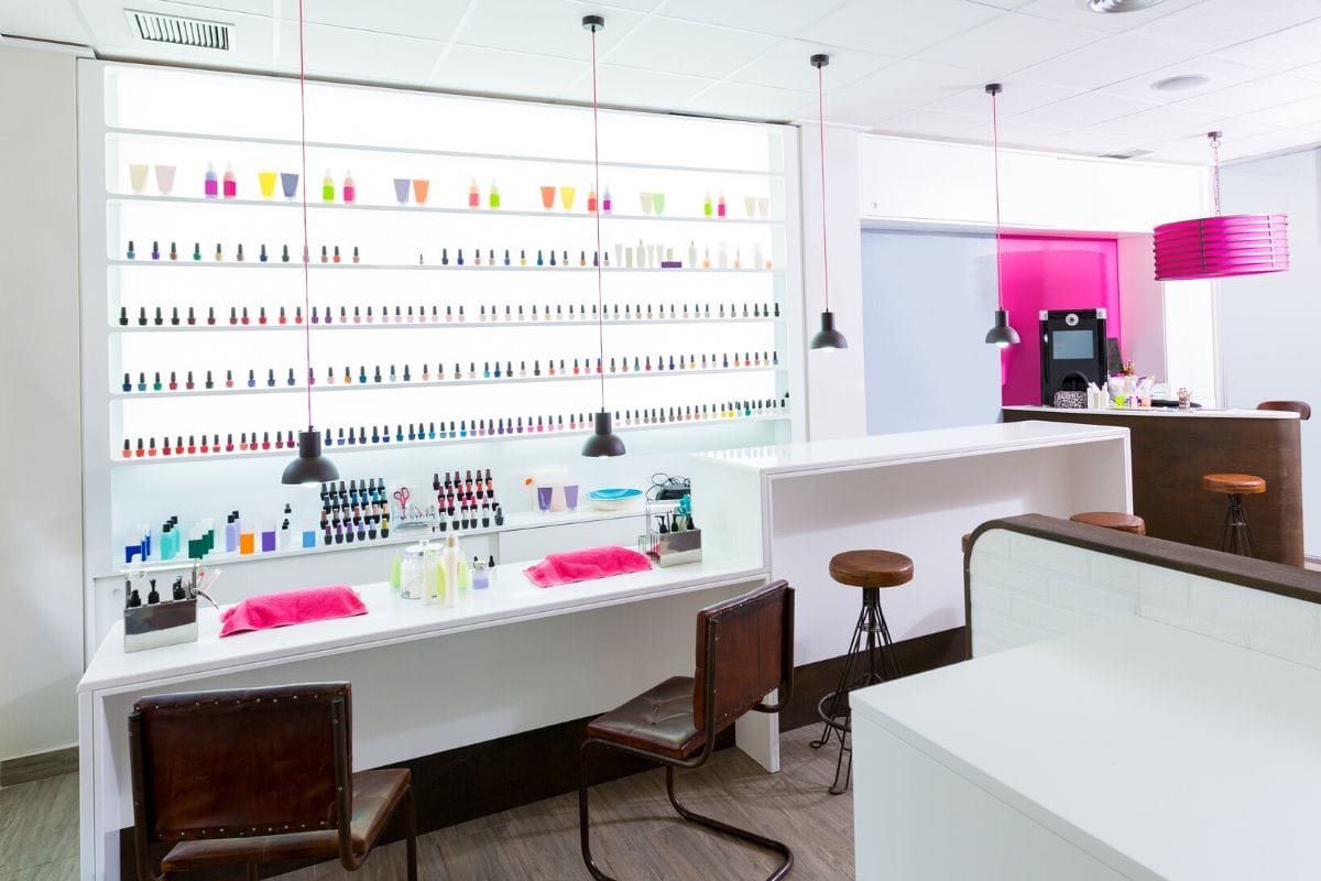 empty nail salon