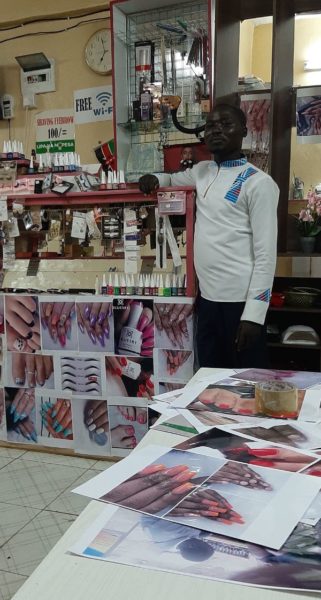 John Mwangi in salon 3