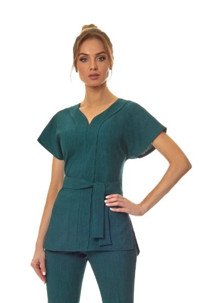 B035 Tunic in Emerald