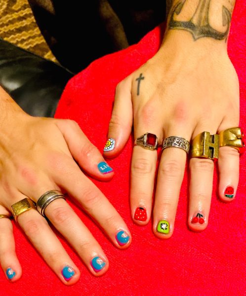 Fruity nails for Harry Styles by Britney Tokyo