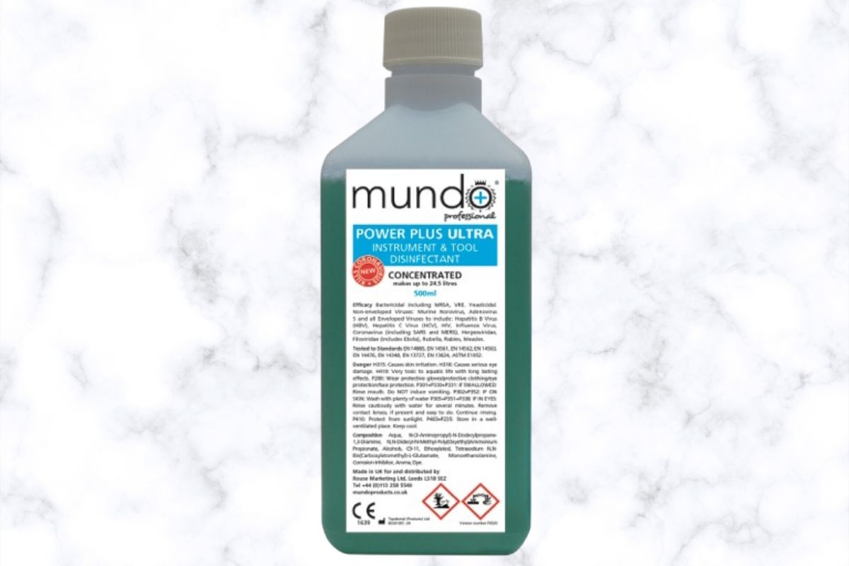 Mundo tool disinfectant