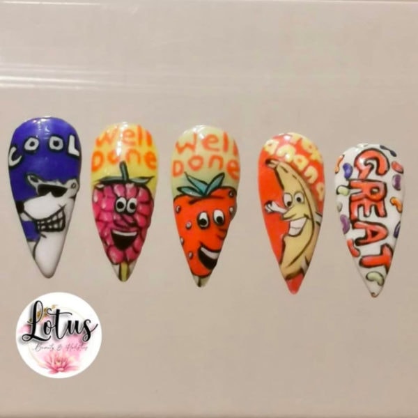 This set by Sophie Gore reminds us of the stickers we would get as rewards in school