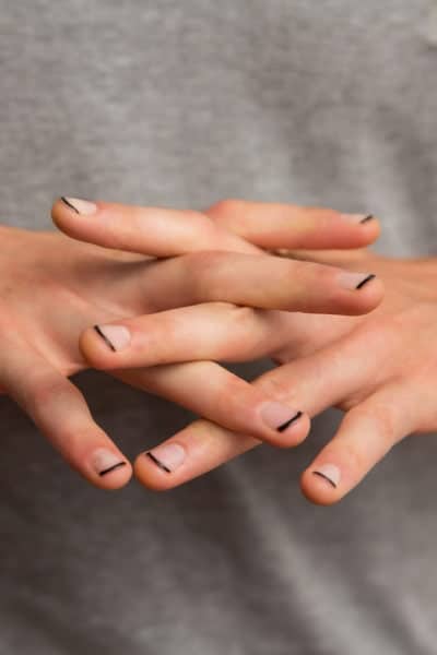 Nail look for 'Spirit of Ecstasy' 