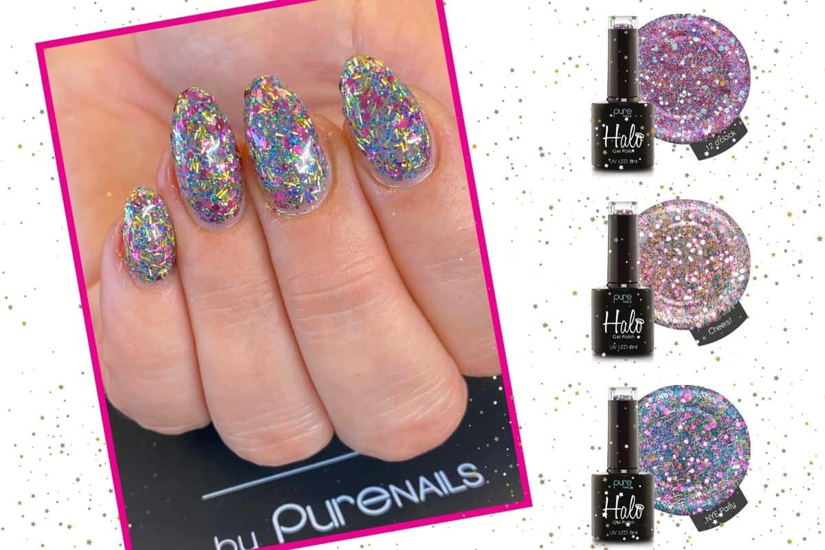 Halo Pure Nails NYE 2020 gel polish