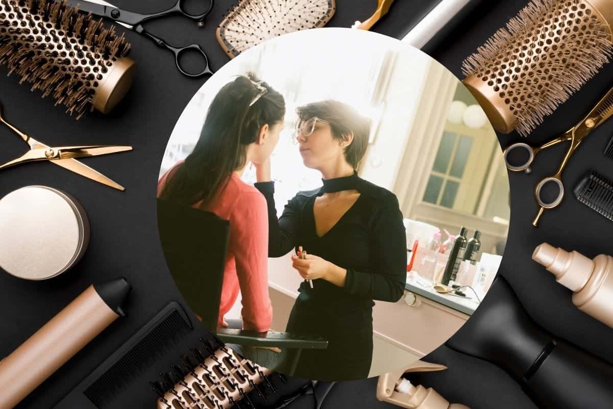 web banner hairdressng make up