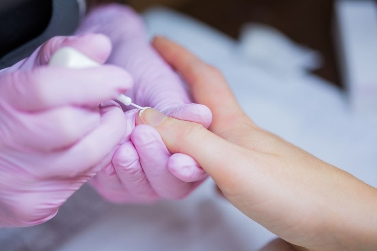 Gloves pic Katie Barnes nails