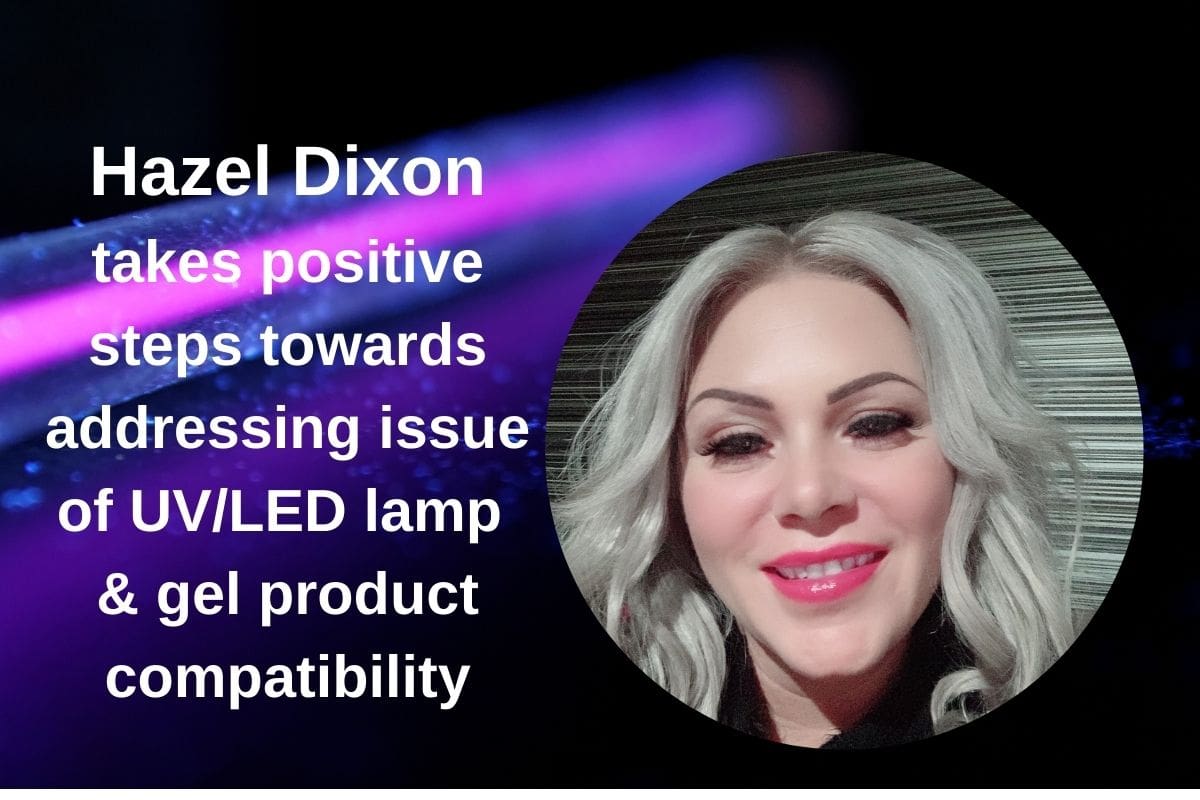 Hazel dixon on UV lamp banner