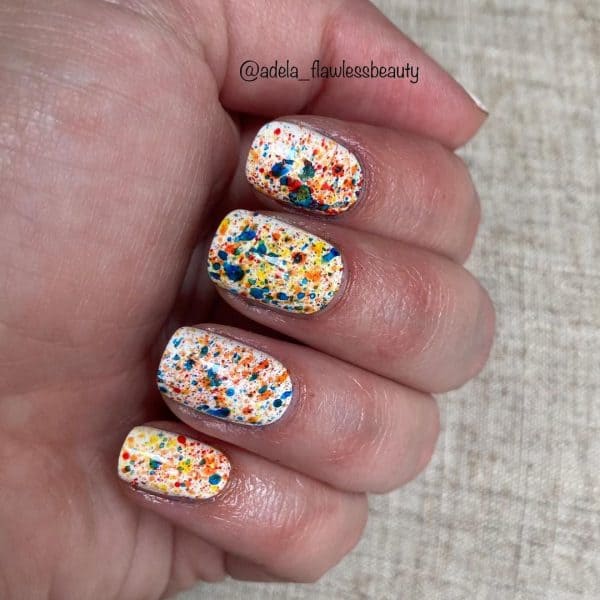 @adela_flawlessbeauty - inspired by Jackson Pollock