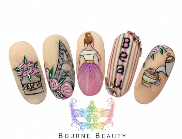 Afternoon tea in Paris set by Maria Bourne