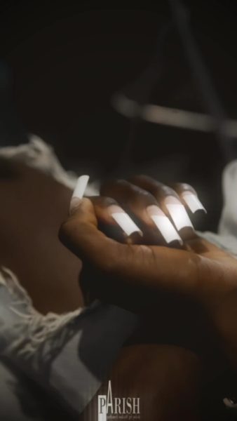 Runway nails for Dsquared2 by Antonio Sacripante. Courtesy of @antoniosacripante