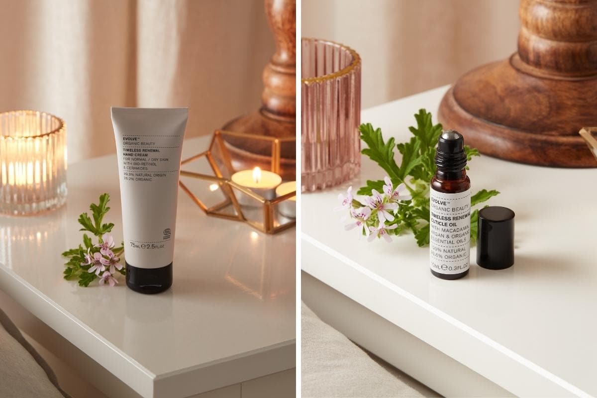 Timeless-Renewal-Hand cream cuticle oil laura evolve header