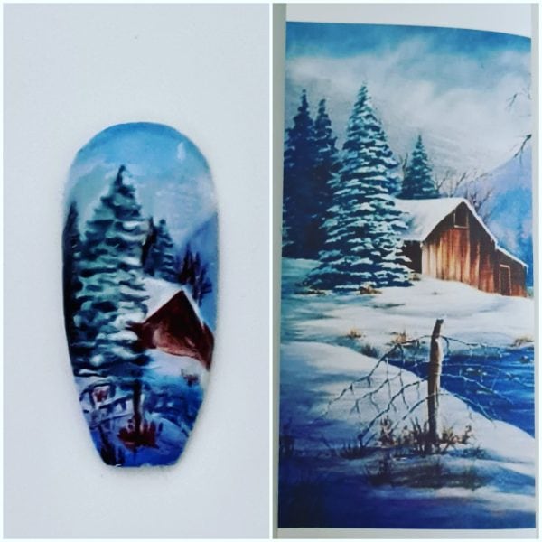 Dawn Halpin - "To be cosied up in this cabin."