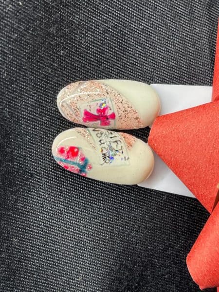 Sandra Sandriux - "A gift voucher for more gel colours and sparkles."