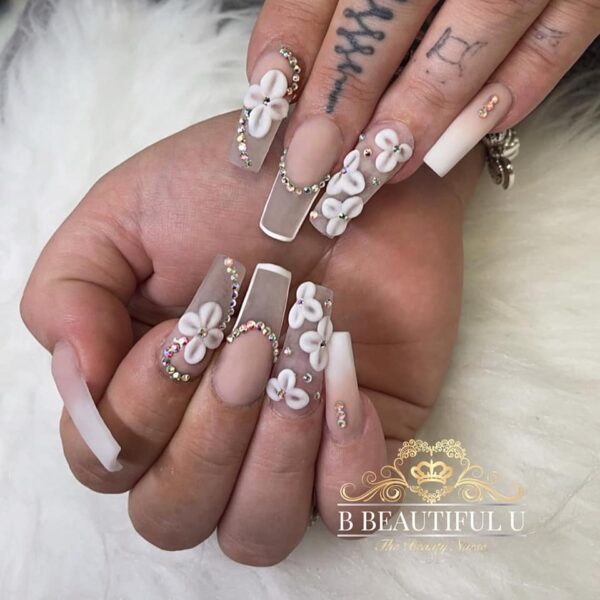 B Beautiful U - "Frosted nails"