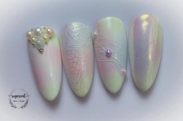 Sugarcoat Nails & Beauty - "Pastels and chrome"