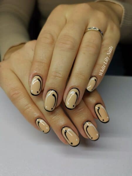 White Lily Nails - "Cartoon nails"