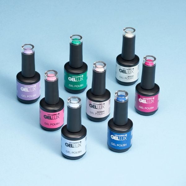 Salon System Gellux Seas the Day. Available at professional wholesalers nationwide.