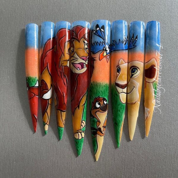 @nailsbyclarelewis74 - The Lion King