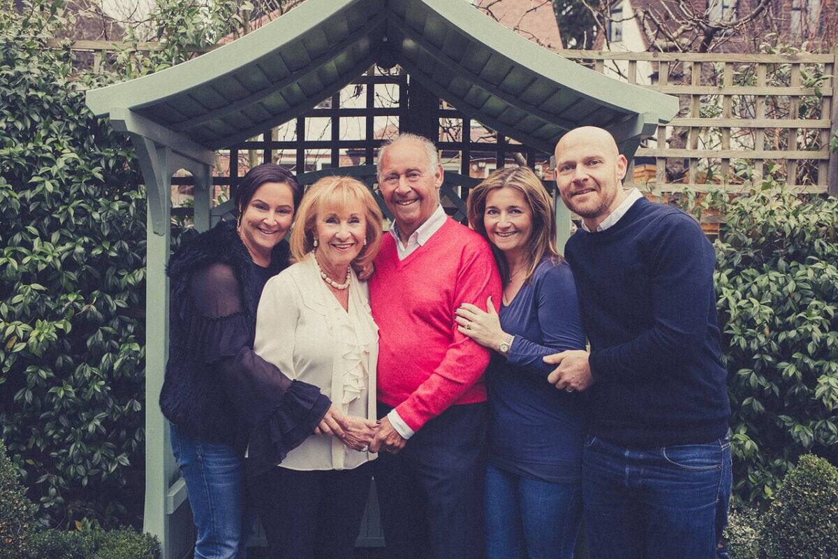 Susan Gerrard and children, Paul, Lisa and Danielle