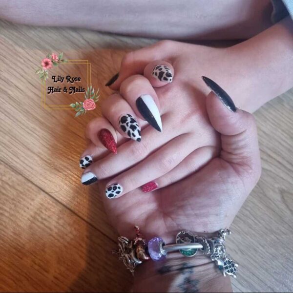 101 Dalmations nails by Danielle Hector