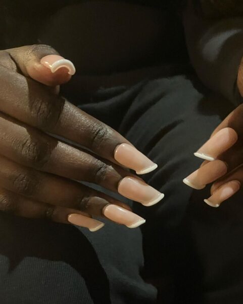 Nails for Sinead Gorey, led by Brixton Klaws using Glowtips and Sissi. Image: @brixton_klaws