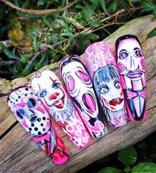 Vicky Fisher is a fan of horror films