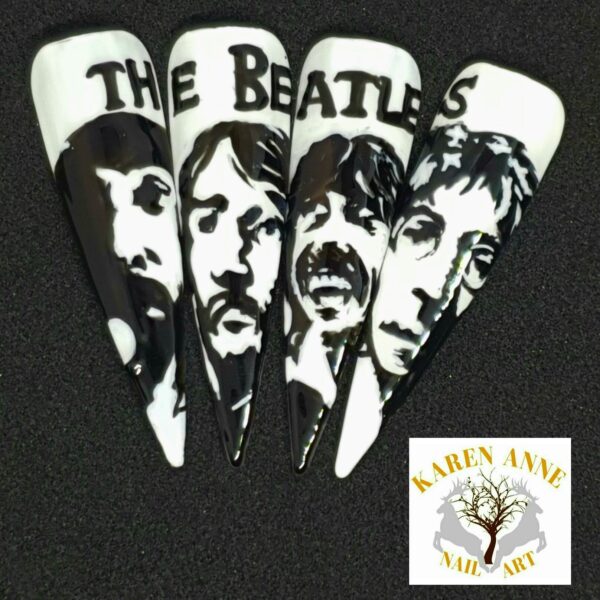 Karen Anne Nail Art - The Beatles