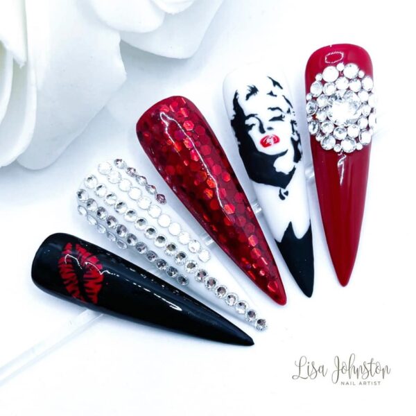 Lisa Johnston Nail Artist - Marilyn Monroe