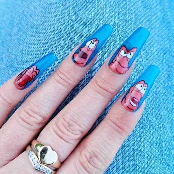 @beauty_by_briony shows some love to our favourite crab, Sebastian, using Glitterbels.
