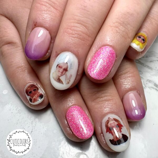 Lewis Capaldi nails by CutiColors