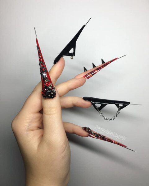 Rock nails by Emily Misson