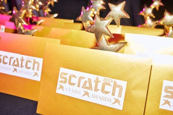 Scratch Stars awards, comm by Helena Biggs